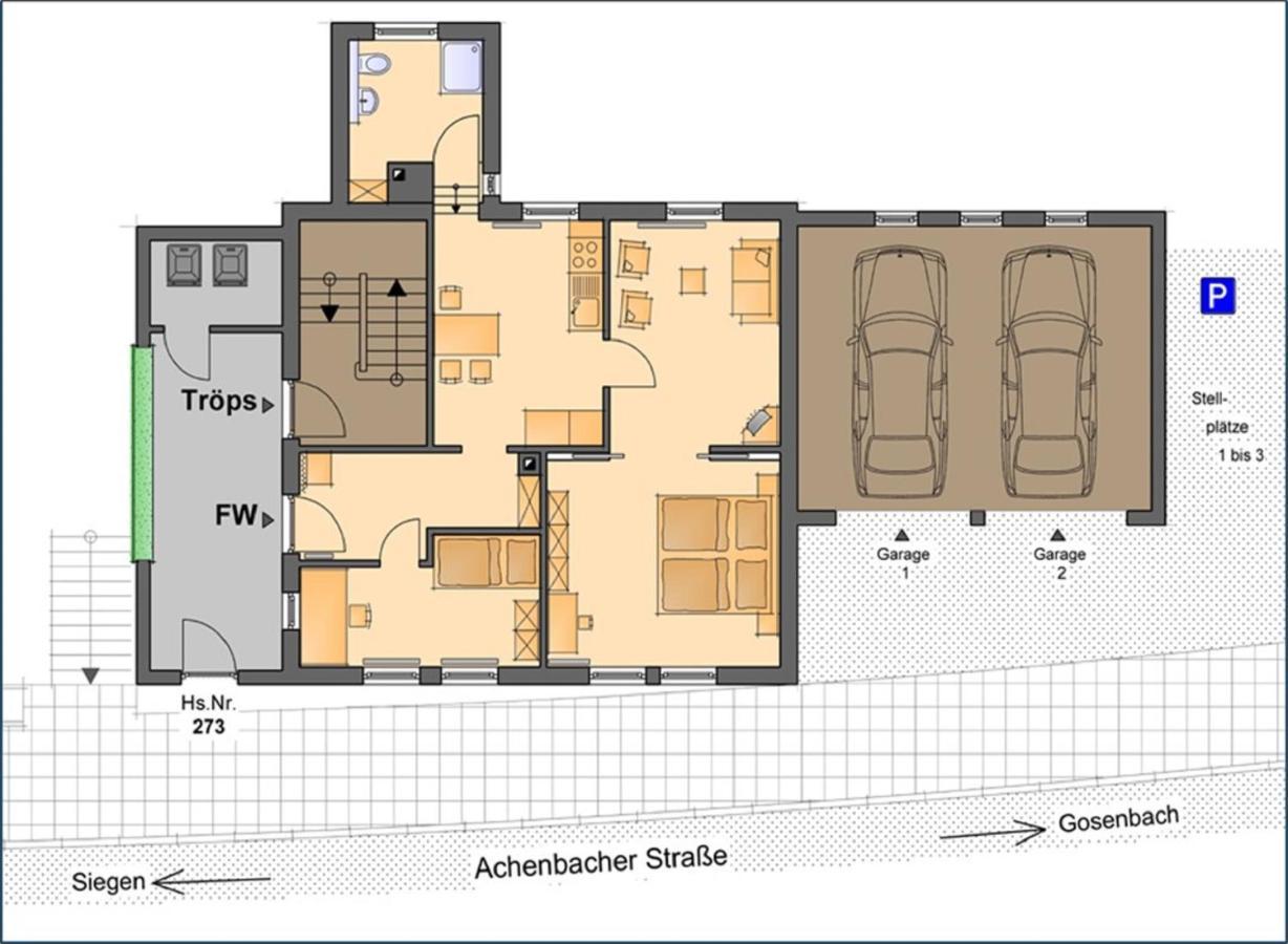 Ferienwohnung Ilse Und Eberhard Troeps Siegen Exteriér fotografie